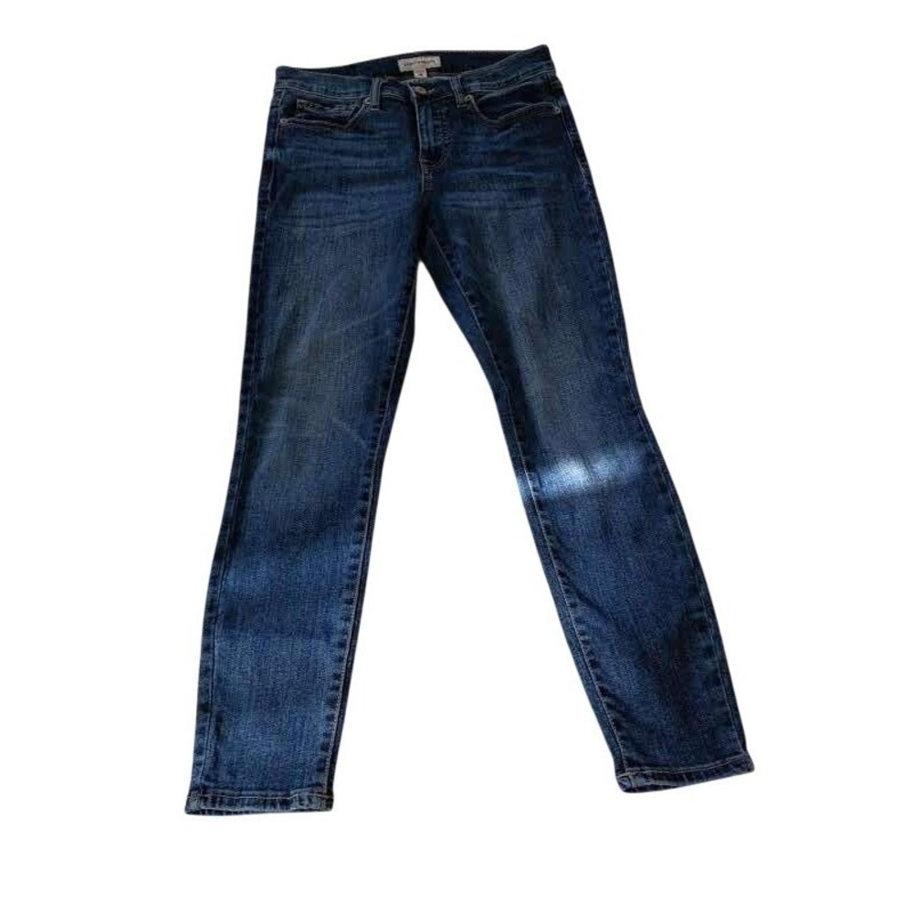 Lucky Brand Ava Mid‎ Rise Skinny Jeans Dark Wash Blue Denim 27x27 NWOT